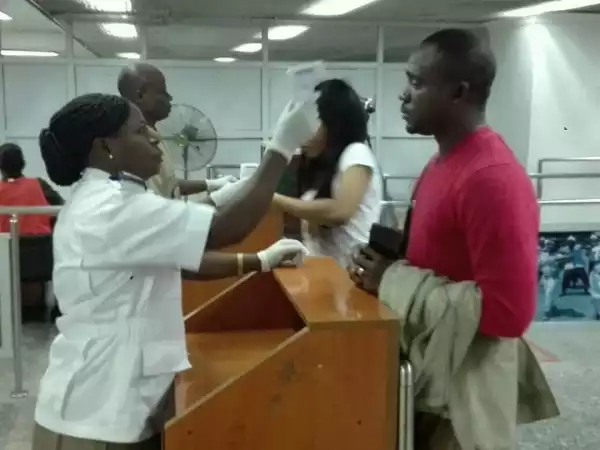 Screening Of Passengers Begin At Nigerian Airports Against Ebola Outbreak. Photos